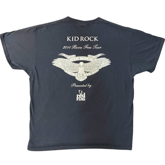 Red Stag x Kid Rock 2011 - Born Free Tour Tee - Picture 1 of 5